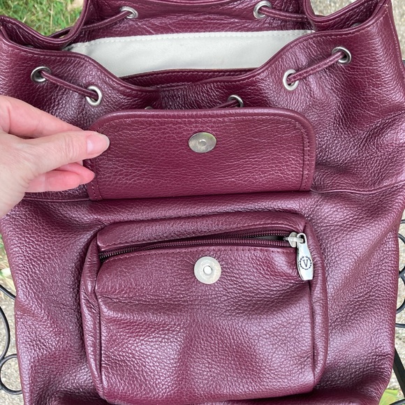 Valentina Italian Leather Backpack - Picture 12 of 16